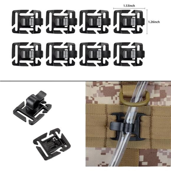 36PCS Attachments for Tactical Backpack Vest Belt, D-Ring Grimloc Looking Gear - Picture 6 of 7